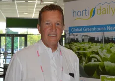 Johan Grootscholten kwam Green Executives promoten, een tak waarmee de mannen van Green Career Consult ook voor topfuncties mensen naar de glastuinbouw willen trekken.